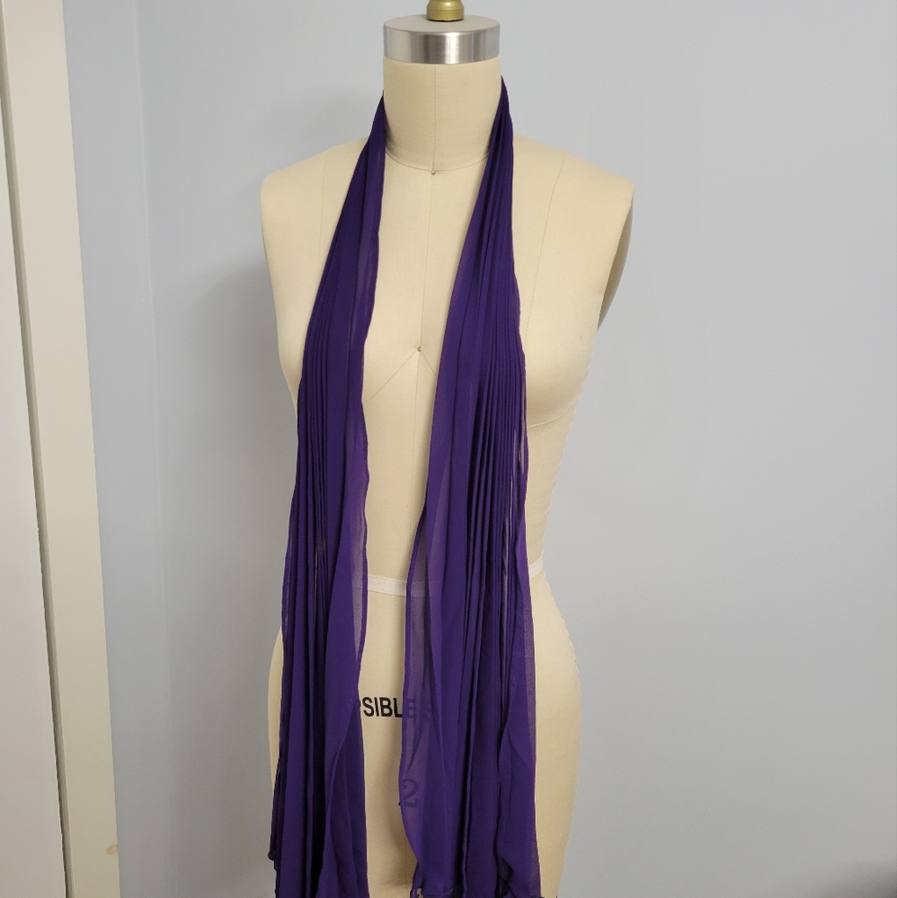 Purple Scarf One Size
